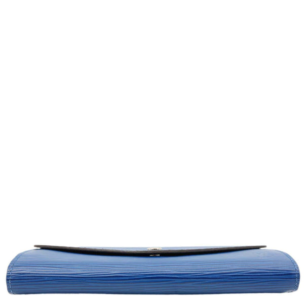 LOUIS VUITTON Sarah Epi Leather Wallet Blue