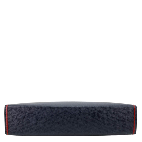 LOUIS VUITTON Voyage MM Taiga Leather Pochette Navy Blue