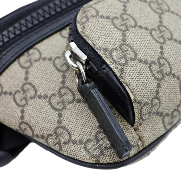 GUCCI GG Supreme Canvas Belt Bag Black 450946