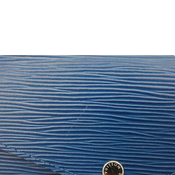 LOUIS VUITTON Sarah Epi Leather Wallet Blue