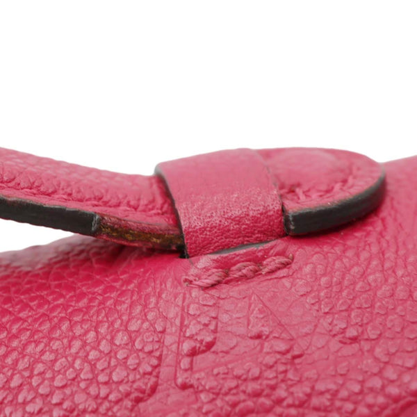 LOUIS VUITTON Metis Pochette Empreinte Leather Crossbody Bag Fuchsia