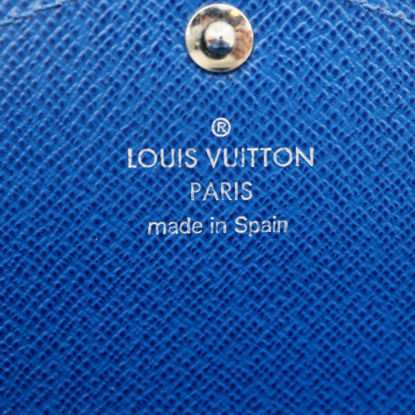 LOUIS VUITTON Sarah Epi Leather Wallet Blue
