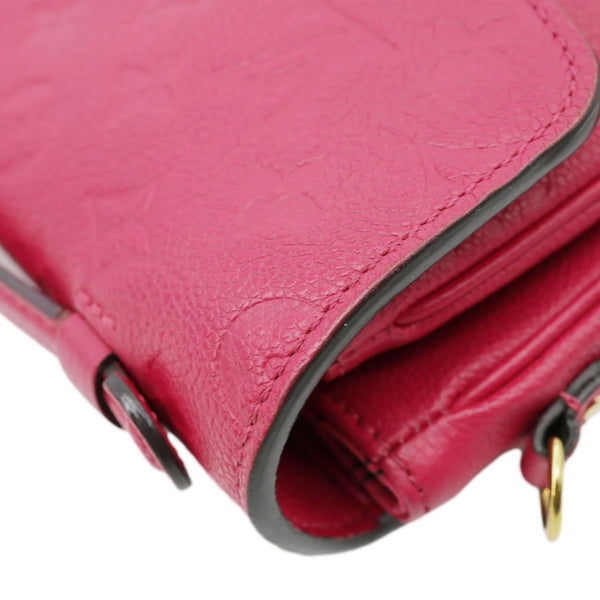 LOUIS VUITTON Metis Pochette Empreinte Leather Crossbody Bag Fuchsia