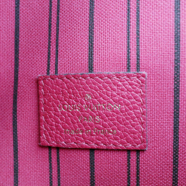 LOUIS VUITTON Metis Pochette Empreinte Leather Crossbody Bag Fuchsia