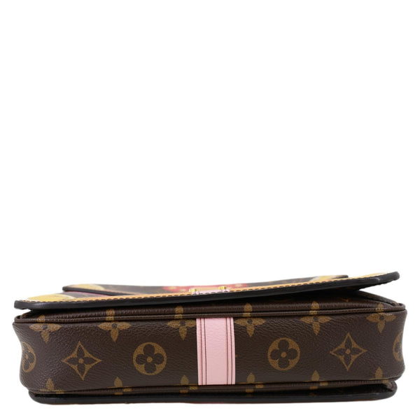LOUIS VUITTON Summer Trunk Metis Pochette Monogram Canvas Crossbody Bag Brown