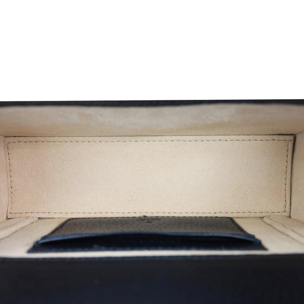 GUCCI Horsebit 1955 Flap Leather Shoulder Bag Black 732314