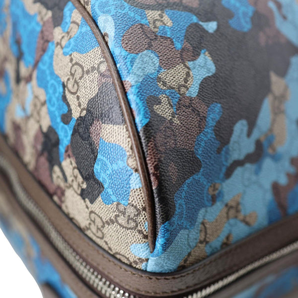 Gucci GG Marbled Large Duffle Bag Blue