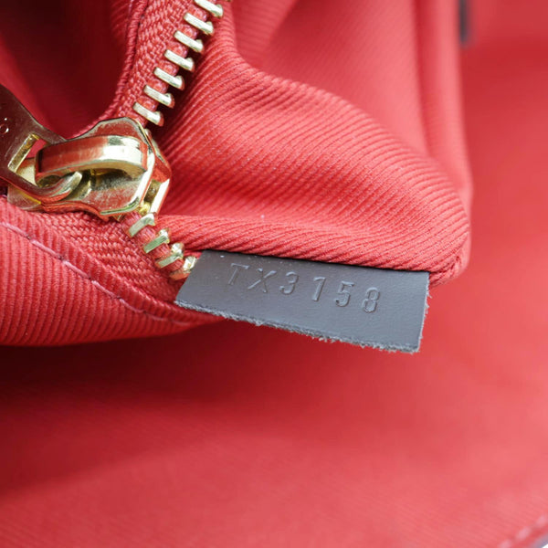 LOUIS VUITTON Graceful MM Damier Ebene Hobo Bag Brown