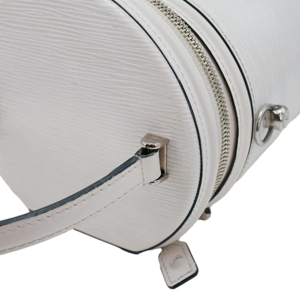 LOUIS VUITTON Cannes Epi Leather Vanity Bag White