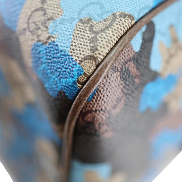 Gucci GG Marbled Large Duffle Bag Blue