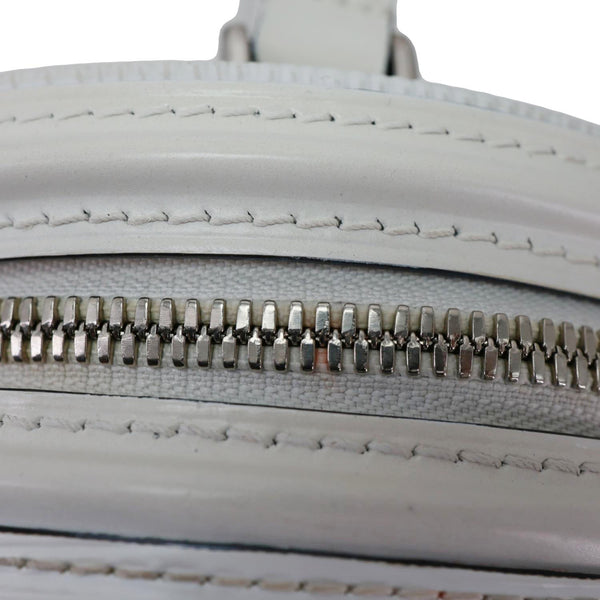 LOUIS VUITTON Cannes Epi Leather Vanity Bag White