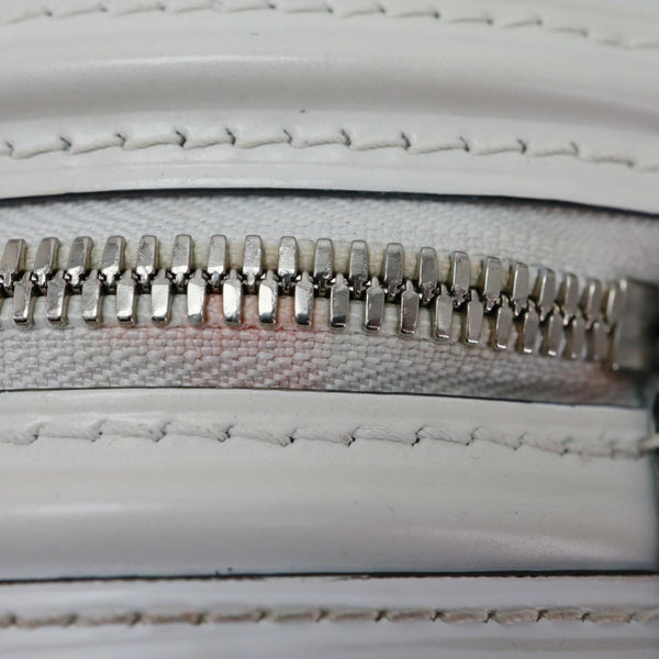 LOUIS VUITTON Cannes Epi Leather Vanity Bag White