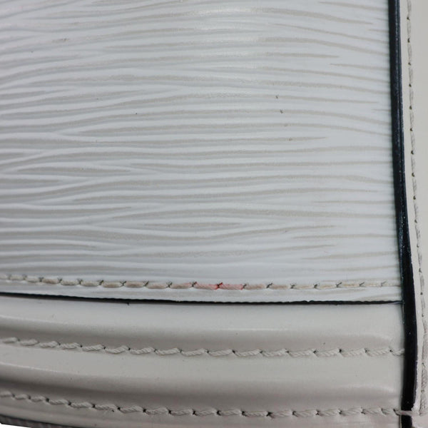 LOUIS VUITTON Cannes Epi Leather Vanity Bag White