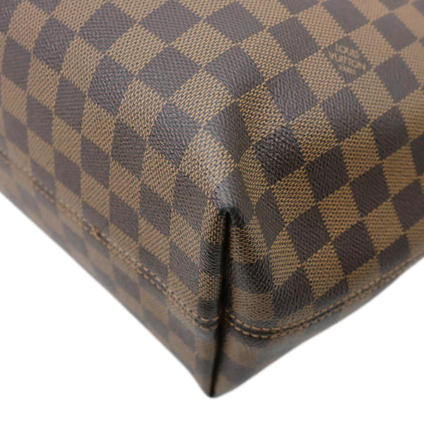 LOUIS VUITTON Graceful MM Damier Ebene Hobo Bag Brown