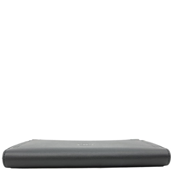 CARTIER Must Line Leather Long Wallet Black