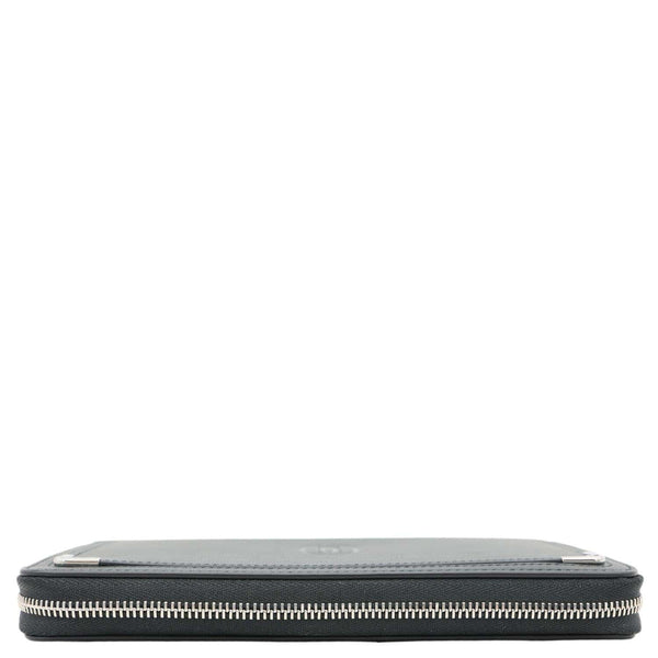 CARTIER Must Line Leather Long Wallet Black