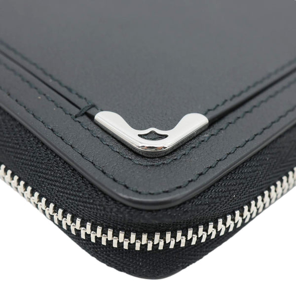 CARTIER Must Line Leather Long Wallet Black