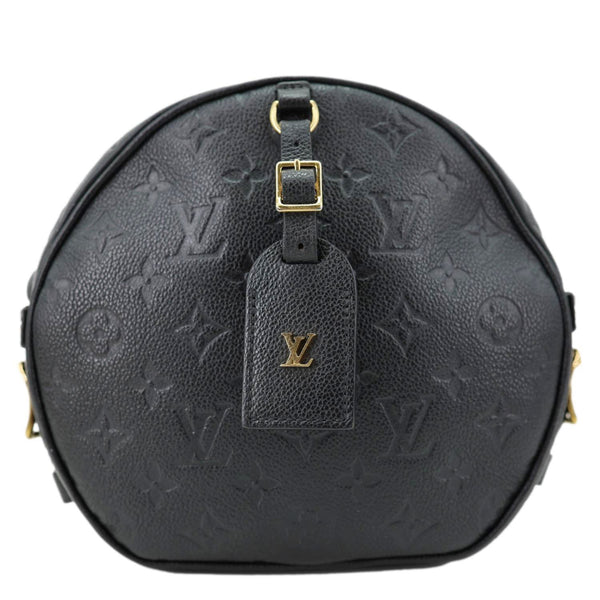 LOUIS VUITTON Boite Chapeau Souple MM Monogram Empreinte Shoulder Bag Black