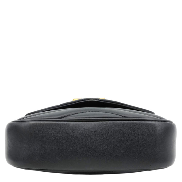 LOUIS VUITTON New Wave Multi Pochette Leather Chain Shoulder Bag Black