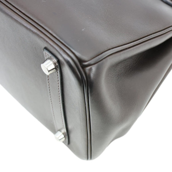 HERMES Birkin 30 Leather Leather Satchel Bag Brown