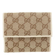 GUCCI Abbey D Ring GG Supreme Canvas Compact Wallet 141415