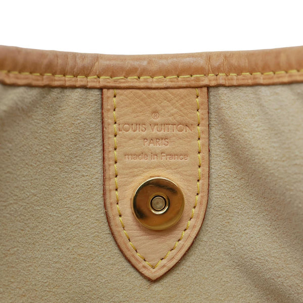 LOUIS VUITTON Galliera PM Damier Azur Hobo Bag White