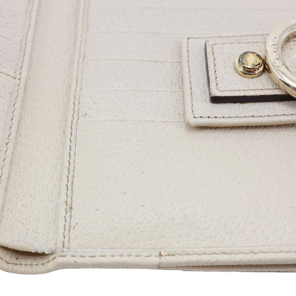 GUCCI Abbey D Ring GG Supreme Canvas Compact Wallet 141415