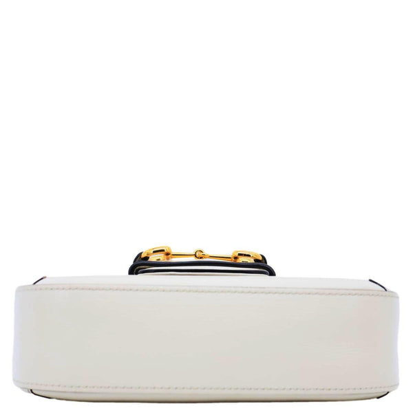 GUCCI Horsebit 1955 GG Supreme Canvas Shoulder Bag Beige 658574