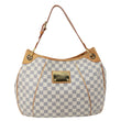 LOUIS VUITTON Galliera PM Damier Azur Hobo Bag White