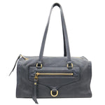 LOUIS VUITTON Inspiree Monogram Empreinte Leather Shoulder Bag Black