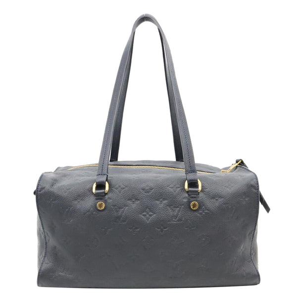 LOUIS VUITTON Inspiree Monogram Empreinte Leather Shoulder Bag Navy Blue