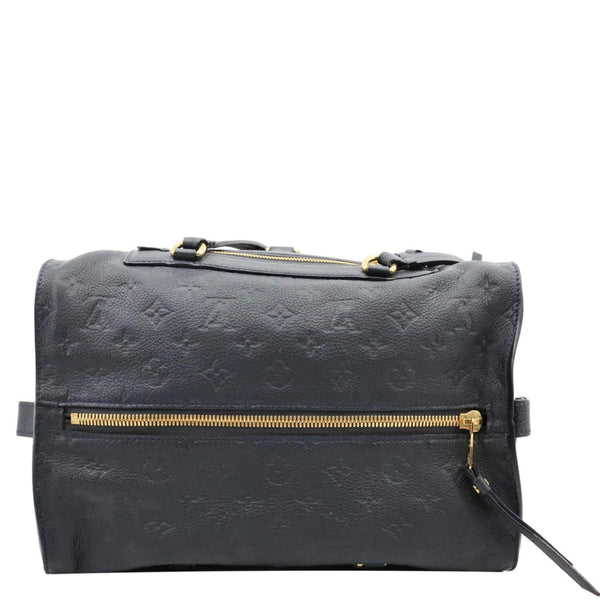 LOUIS VUITTON Inspiree Monogram Empreinte Leather Shoulder Bag Navy Blue
