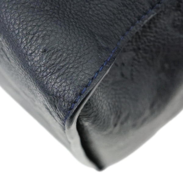 LOUIS VUITTON Inspiree Monogram Empreinte Leather Shoulder Bag Navy Blue