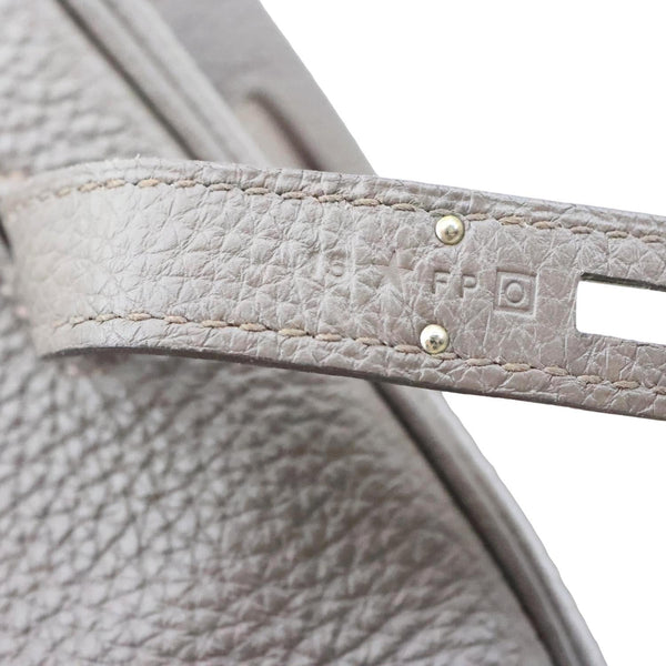 HERMES Birkin 40 Togo Leather Satchel Bag Etoupe