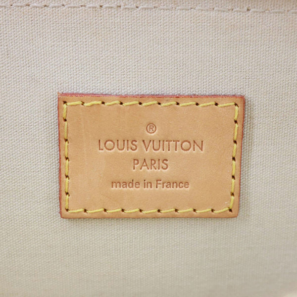 LOUIS VUITTON Alma PM Monogram Vernis Satchel Bag Yellow