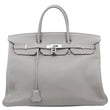 HERMES Birkin 40 Togo Leather Satchel Bag Etoupe