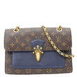 LOUIS VUITTON Victoire Monogram Canvas Crossbody Bag Blue