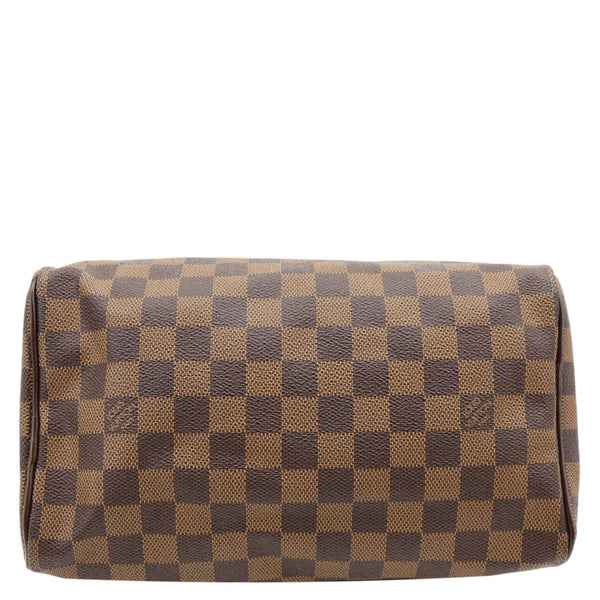 LOUIS VUITTON Speedy 25 Damier Ebene Satchel Bag Brown