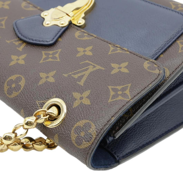 LOUIS VUITTON Victoire Monogram Canvas Crossbody Bag Blue