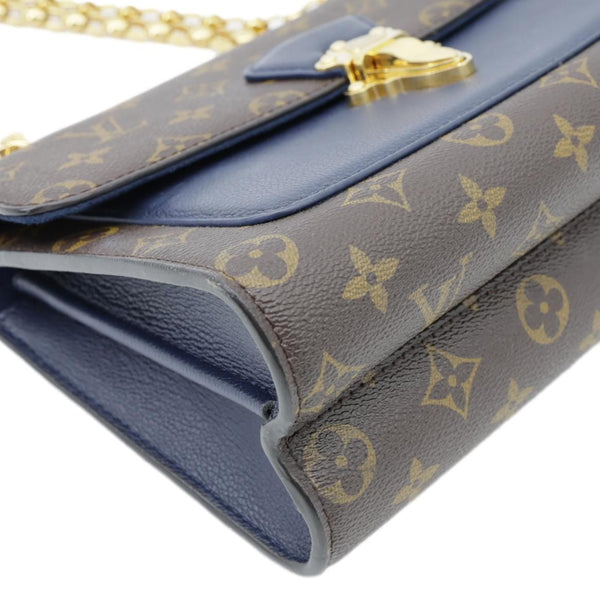 LOUIS VUITTON Victoire Monogram Canvas Crossbody Bag Blue