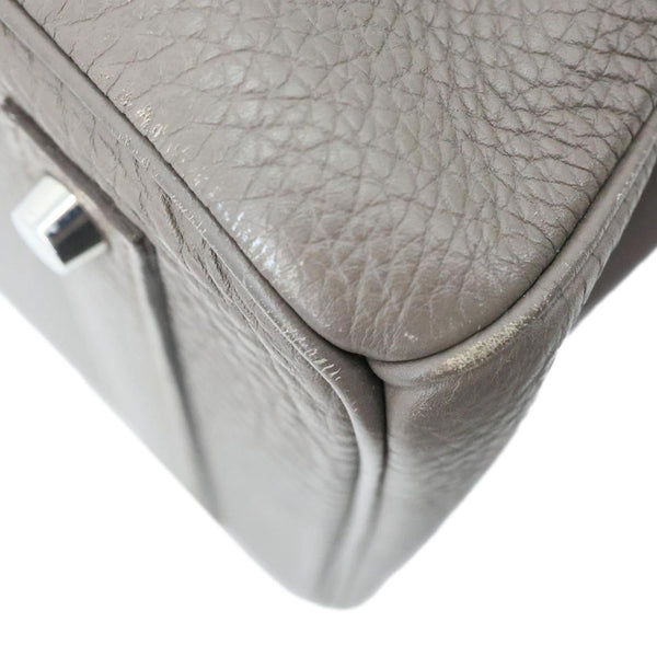 HERMES Birkin 40 Togo Leather Satchel Bag Etoupe