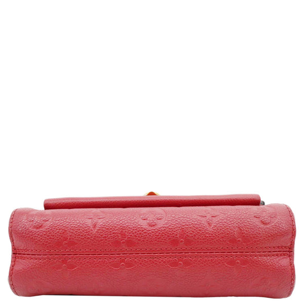 LOUIS VUITTON Vavin BB Monogram Empreinte Leather Shoulder Bag Red