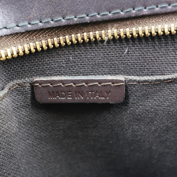 BURBERRY Hartham Haymarket Check Canvas Shoulder Bag Brown