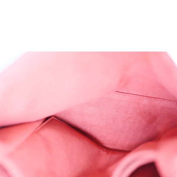 LOUIS VUITTON Saint Michel Monogram Epi Shoulder Bag Coquelicot