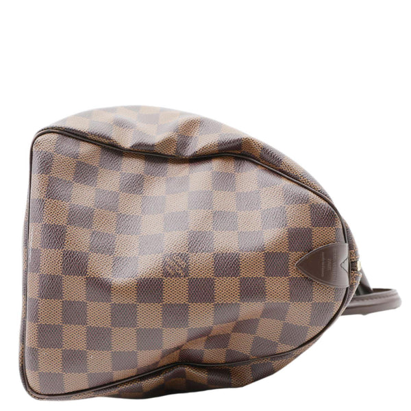 LOUIS VUITTON Speedy 35 Damier Ebene Satchel Bag Brown