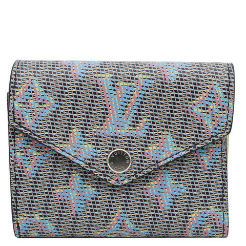 LOUIS VUITTON Zoe Monogram Pop Canvas Wallet Multicolor