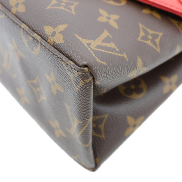 LOUIS VUITTON Saint Michel Monogram Epi Shoulder Bag Coquelicot