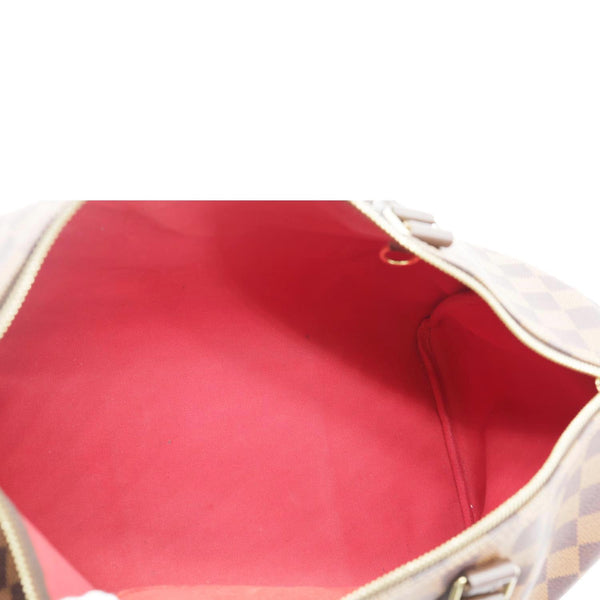 LOUIS VUITTON Speedy 35 Damier Ebene Satchel Bag Brown