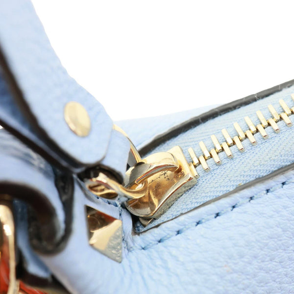 VALENTINO Garavani Rockstud Leather Hobo Bag Blue
