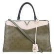 LOUIS VUITTON Very Zipped Monogram Leather Tote Shoulder Bag Green